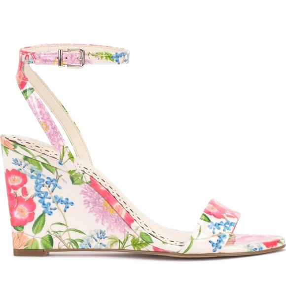 Vince Camuto Florest Garden Wedge Sandal - size 7.5/38 - Picture 10 of 13